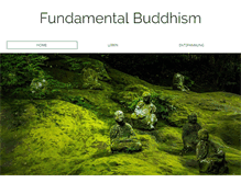 Tablet Screenshot of fundamentalbuddhism.com